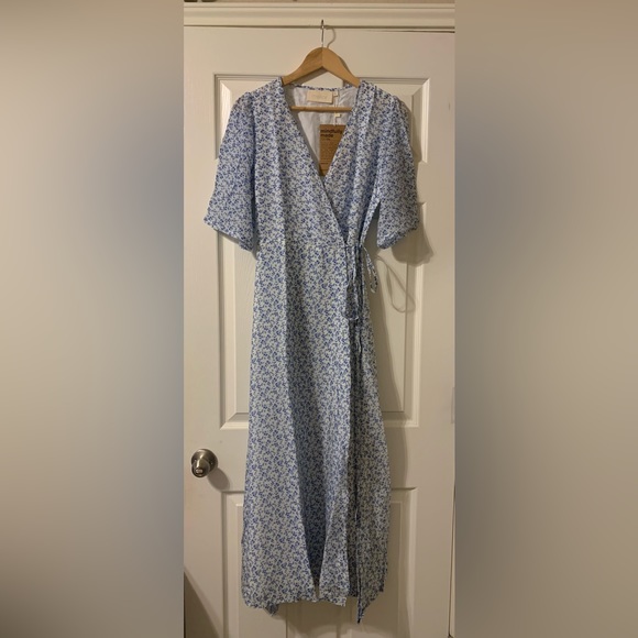 Madewell x Reistor Summer Rains Dress - Forget Me Not - Size Large - Picture 5 of 8